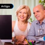 imagem de um casal em um atendimento.