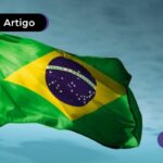 Uma imagem da bandeira do brasil ilustrando a união do governo federal.