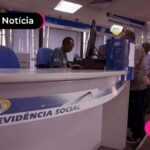 imagem do interior de uma agência da previdência social