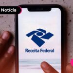 telefone com imagem da receita federal