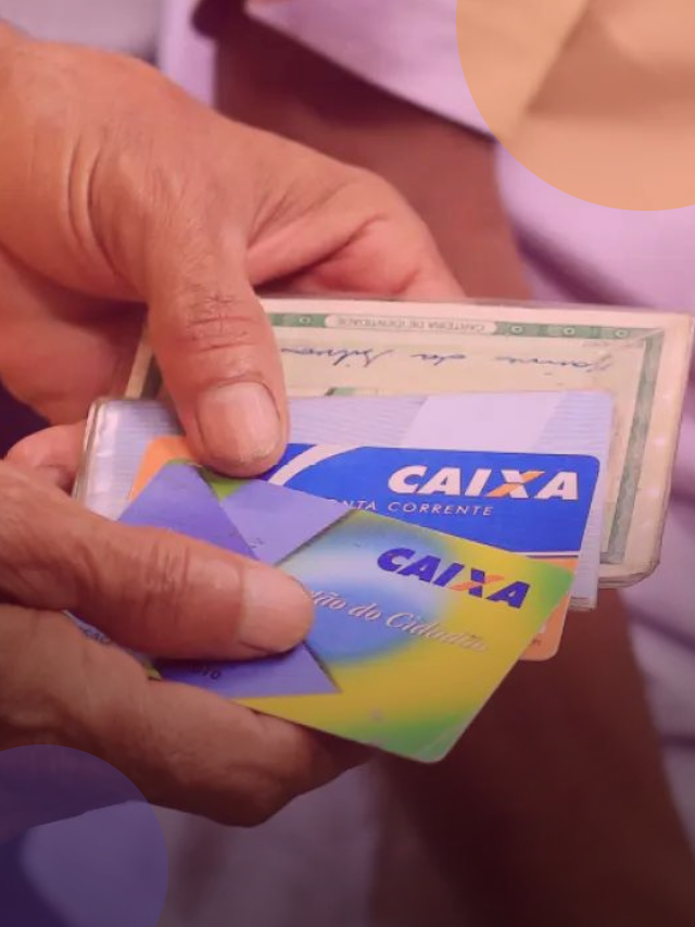 imagem de cartões da caixa e identidade