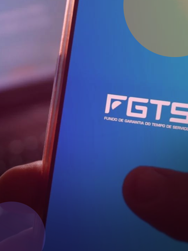 imagem de celular com aplicativo do FGTS