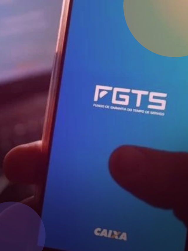 imagem de celular com aplicativo FGTS