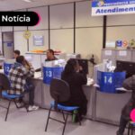 Imagem de agência do INSS lotada