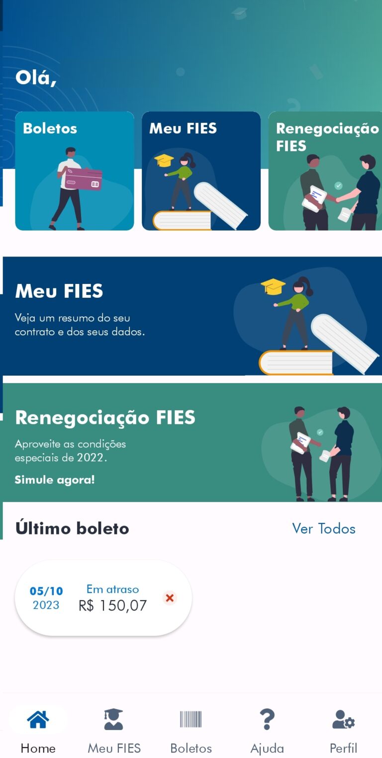 Como emitir segunda via do boleto FIES e pagar atrasado
