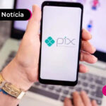 imagem de celular com pix