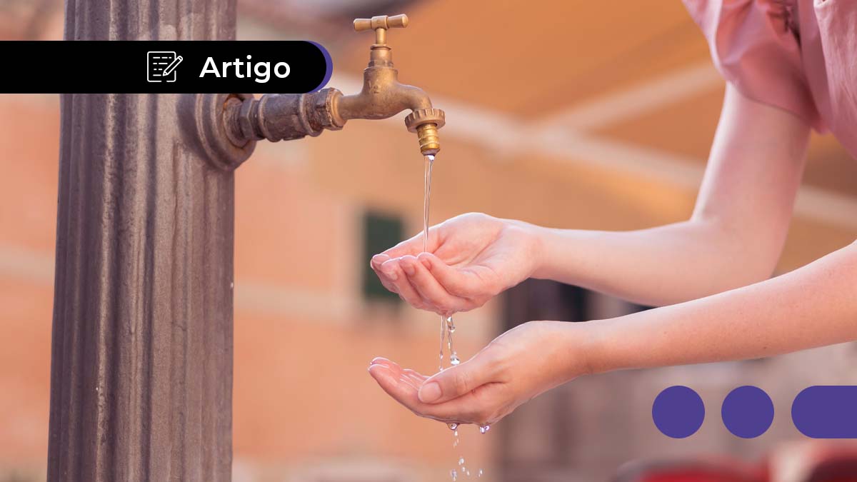 Com quantas contas em atraso podem cortar a minha água?