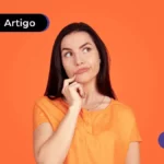Jovem pensativa sobre os encargos de refinanciamento