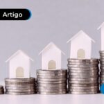 imagem de animação de casas e moedas