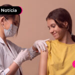 imagem de pessoa jovem tomando vacinas