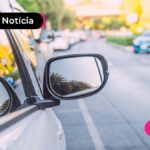 imagem de retrovisor de carro