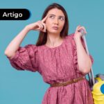 Pessoa com um olhar pensativo