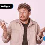 Pessoa com olhar confuso