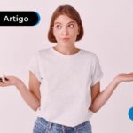 Jovem com expressão de dúvida olhando para o lado.