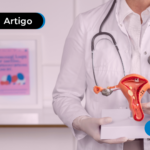 Demonstração de uma endometriose