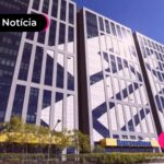 Entrada de prédio do Banco do Brasil que está em greve.