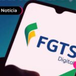 Pessoa acessando aplicativo do FGTS para ver o lucro do FGTS de 2024.