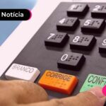 Urna eletrônica.