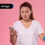 Pessoa com expressão de dúvida ao ver o "erro ao localizar a conta no Caixa Tem".
