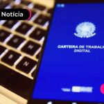 Aplicativo de celular da Carteira de Trabalho Digital para ofertar o Consignado privado.
