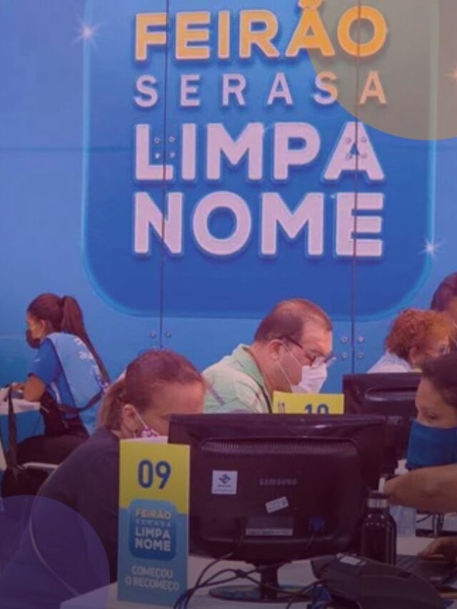 Pessoas sendo atendidas no feirão Serasa limpa nome