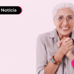 Pessoa de mais idade com um semblante feliz