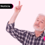 Pessoa de mais idade com um semblante feliz