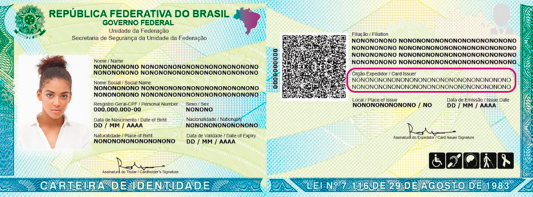 O que é órgão emissor ou expedidor no RG? Onde fica?