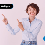 Pessoa com um semblante feliz