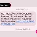Imagem de ilustração de novo golpe que usa falsa suspensão de CNH.