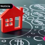 Miniatura de casa vermelha.