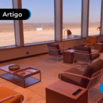 Sala vip de um aeroporto