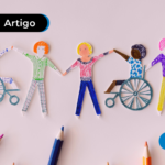 desenho represantando a diversidade e o estatuto da pessoa com deficiência​
