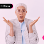Pessoa de mais idade com um semblante de surpresa