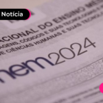 Caderno de prova do ENEM 2024.