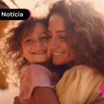 pessoas felizes mae e filha