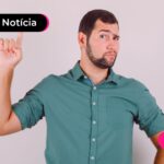 Homem com expressão questionadora