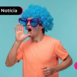 Pessoa fantasiada para o carnaval