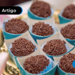 Brigadeiro confeitado