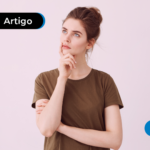 Mulher pensando se é possível fazer consignado privado sem fgts