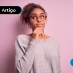 mulher com expressão de duvida