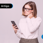 mulher com expressão de duvida