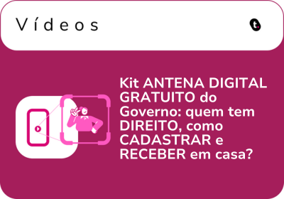 Kit ANTENA DIGITAL GRATUITO do Governo: quem tem DIREITO, como ...