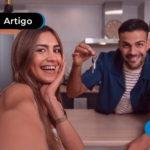 Casal comprando sua casa.