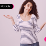 Mulher com expressão de duvida