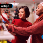 Pessoas comemorando o natal