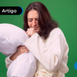 Pessoa com dificuldade de dormir.