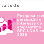 Capa datatudo ''Pesquisa revela percepção e interesse do empréstimo BPC LOAS em 2025''