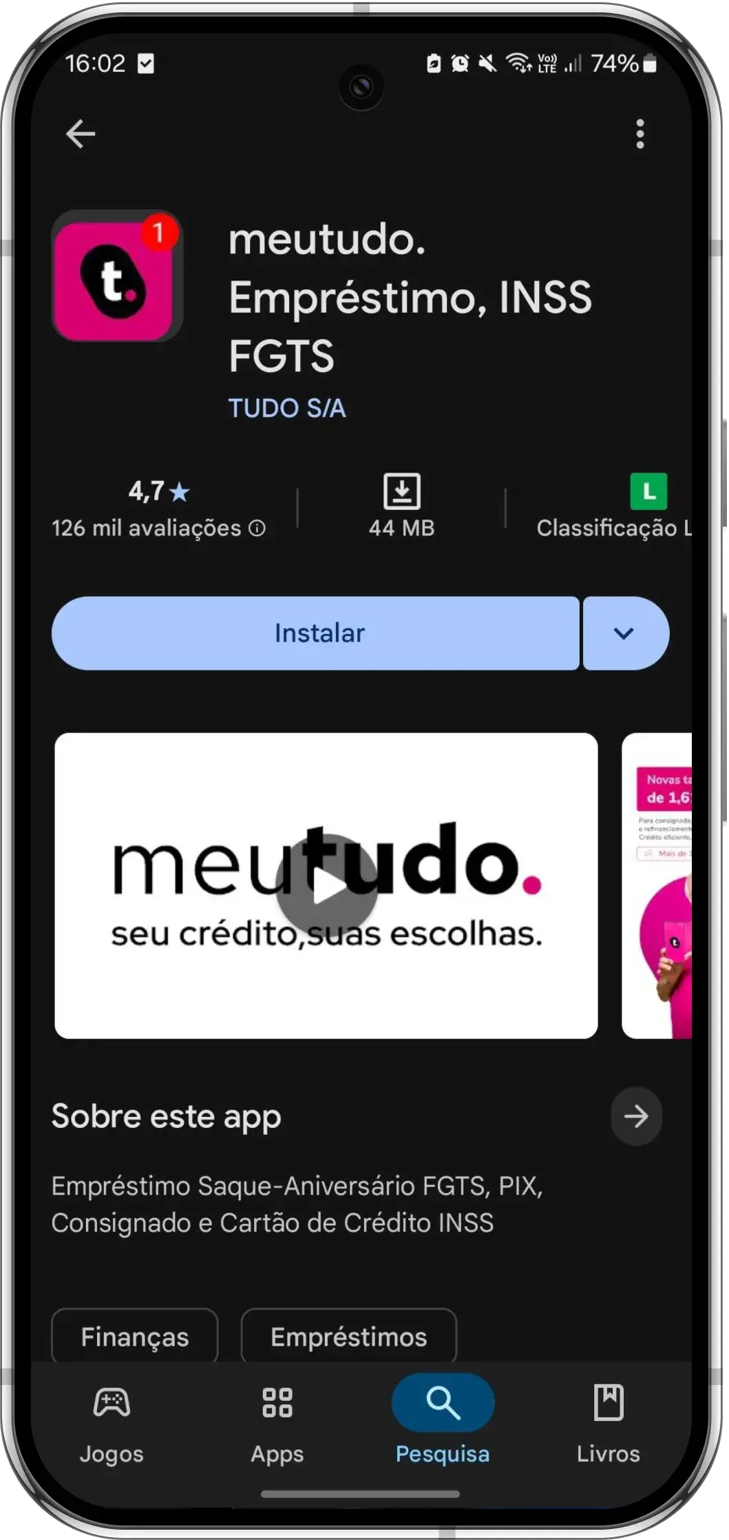 Veja como conseguir 100 reais agora com app meutudo Passo 7: O App meutudo para sua segurança também conta com a biometria para acessar o aplicativo meutudo sem precisar de senha. Aproveite!
