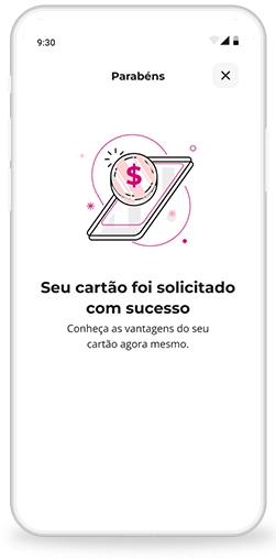 Confira o passo a passo para solicitar o seu Cartão meutudo Passo 6: Pronto! Agora você já pode começar a utilizar o seu cartão! Nem precisa esperar chegar no seu endereço.